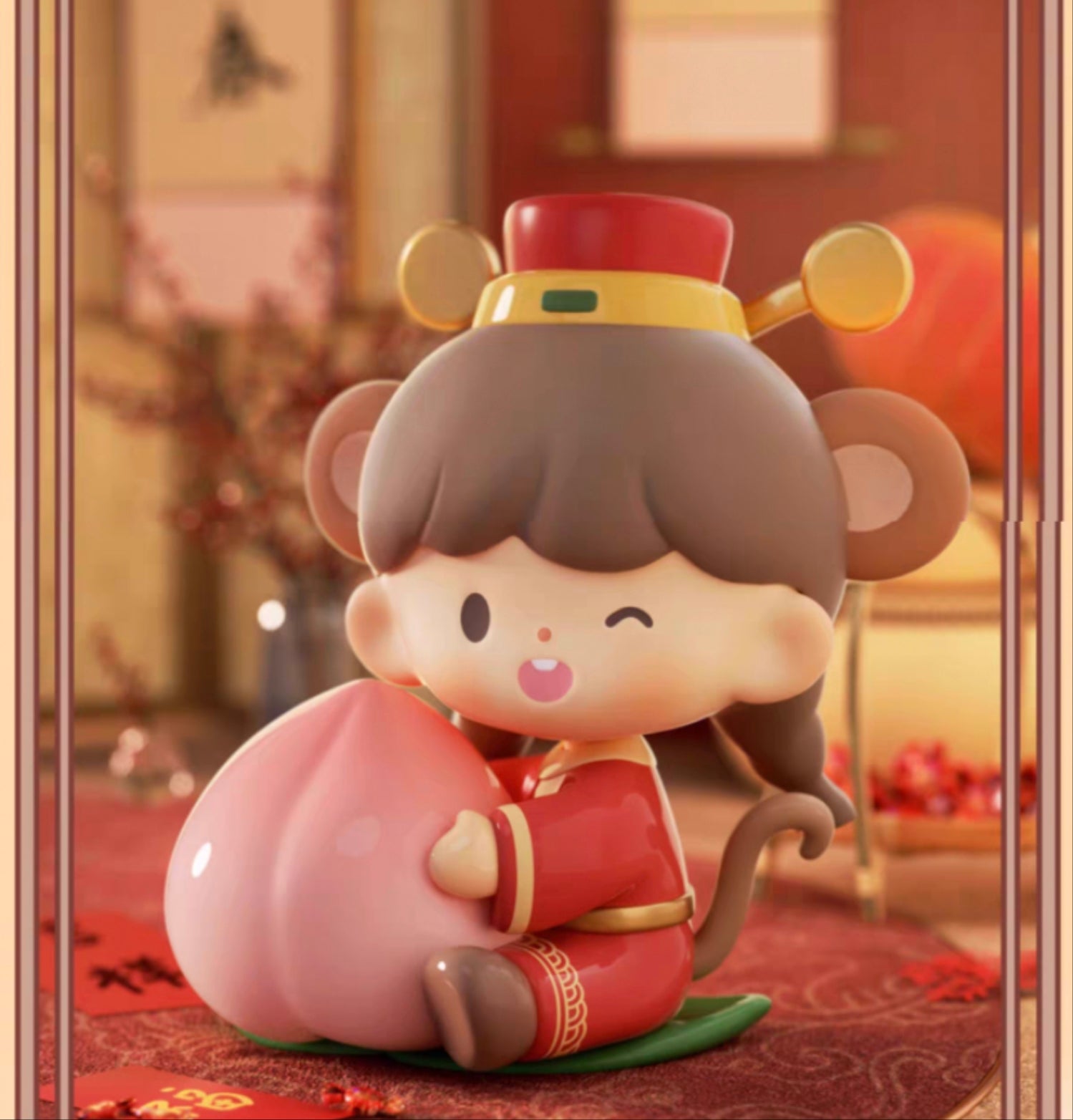 ZZOTON happy new year doll