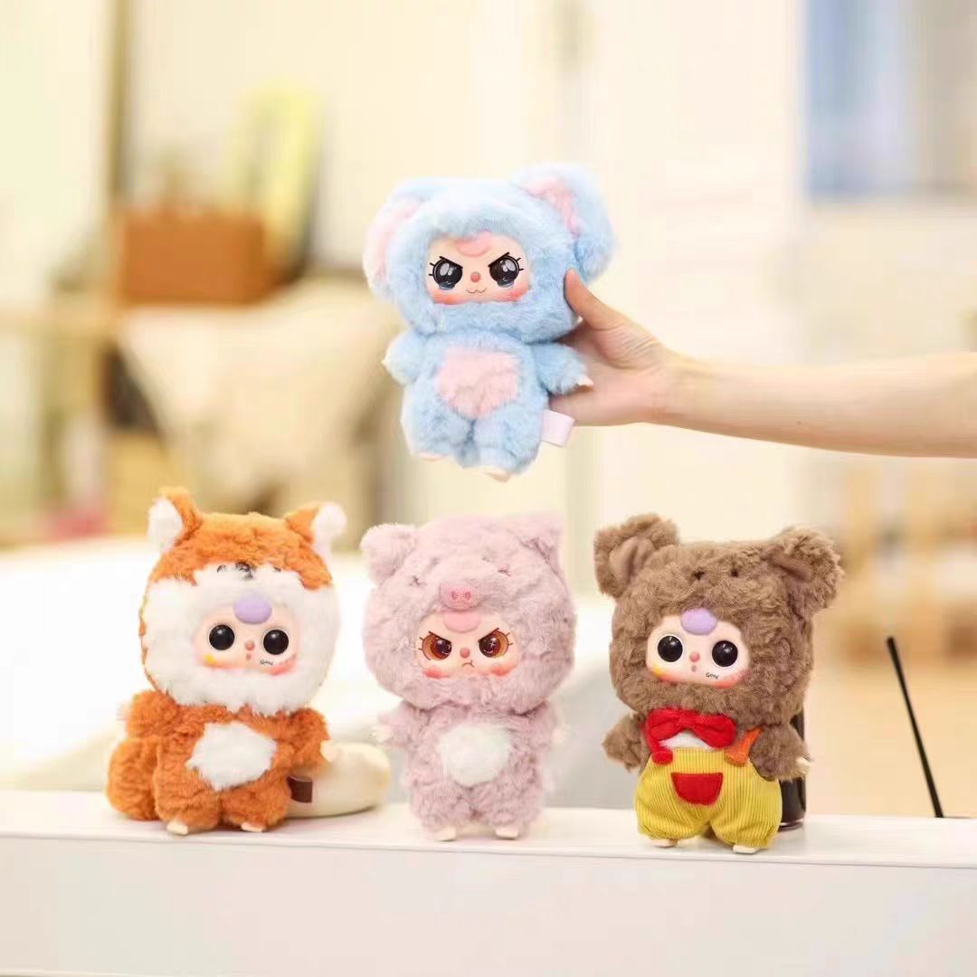 Baby Three V3 Animal Party Series Plush blind box