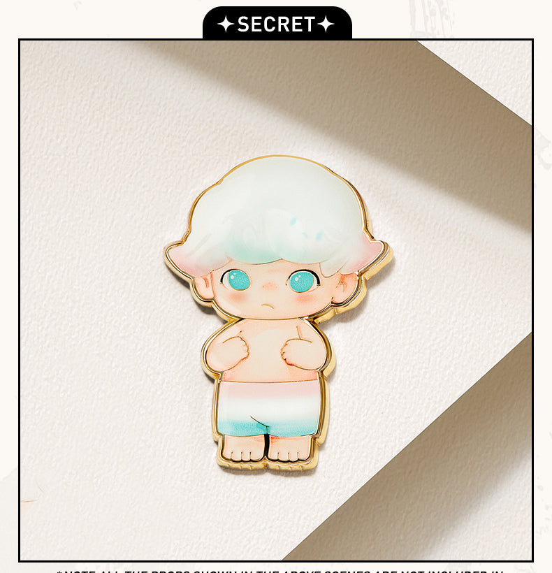 Dimoo Retro Series - Badge doll mystery box