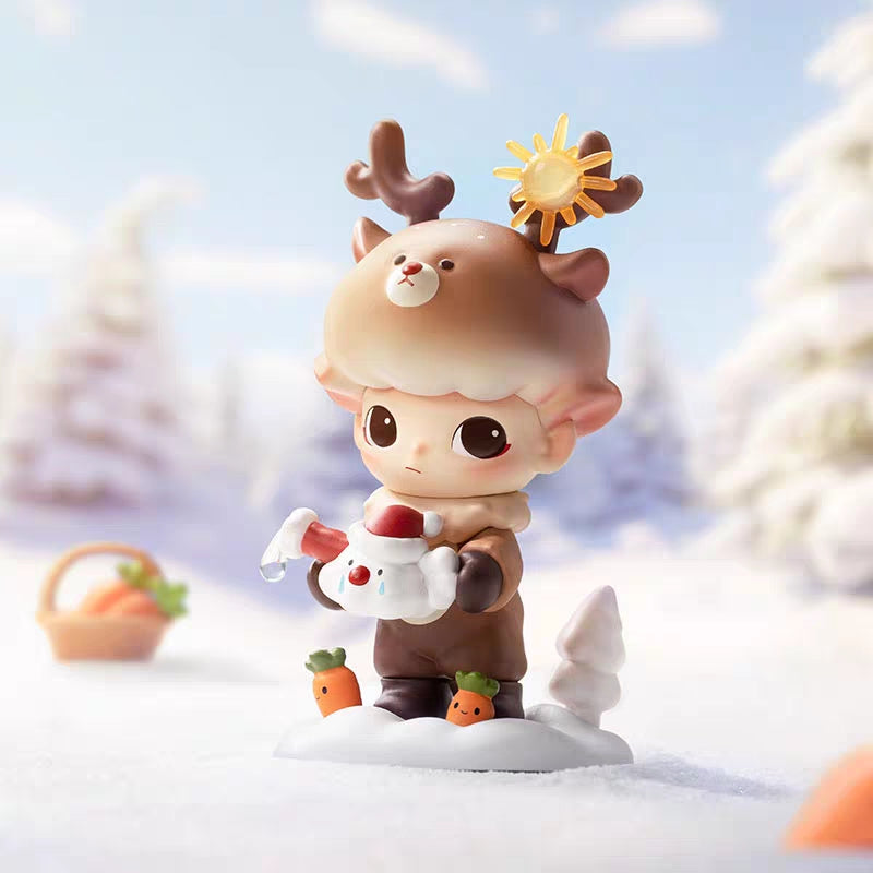 DIMOO letters from snowman doll mystery box