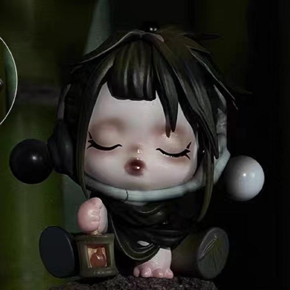 skullpanda courtyard ink plum doll mystery box